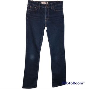 J Brand Straight Leg Mid-rise Style 805 Ink Dark Wash Jeans size 27
